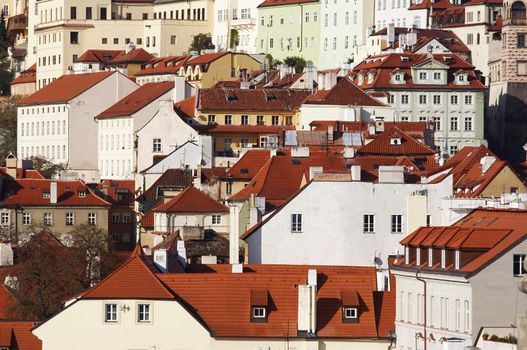 Historical centrum of the Prague - city district Hradcany