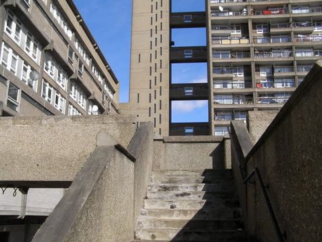 Trellick Tower in London iconic sixties new brutalism architecture