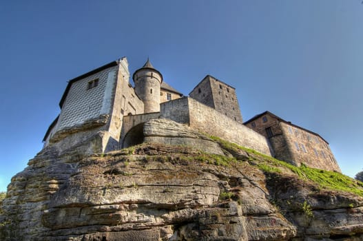 Kost Castle - large Gothic castle. Czech republic.