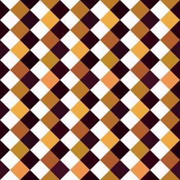 seamless texture of brown, black and white checks