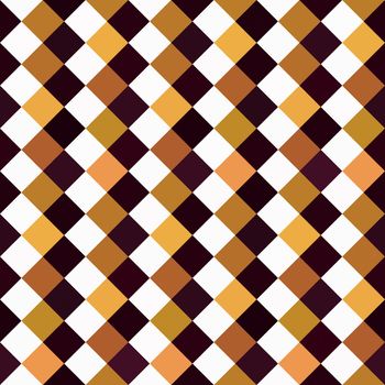 seamless texture of brown, black and white checks