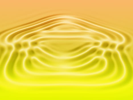 House shaped rippled water waves illustration background