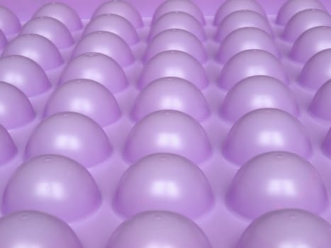 Abstract background with bumped bubbles, sixties style