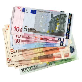 Euro bank notes money (European Union currency)