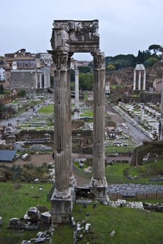 famous historic Forum Romanum in the centre of Rome