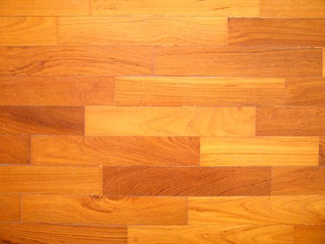 Composite wood plank board floor