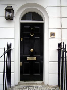 Traditional british home door, London