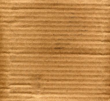 Brown corrugated cardboard sheet background