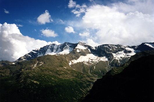 Alpine mountains in Northern Italy