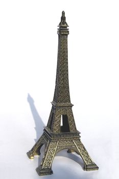 Scale model of the Eiffel tower in Paris