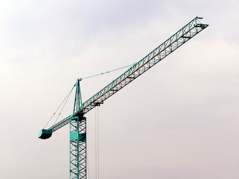 Tower construction crane