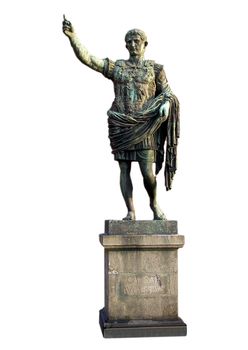 Roman statue of Caesar Augustus emperor