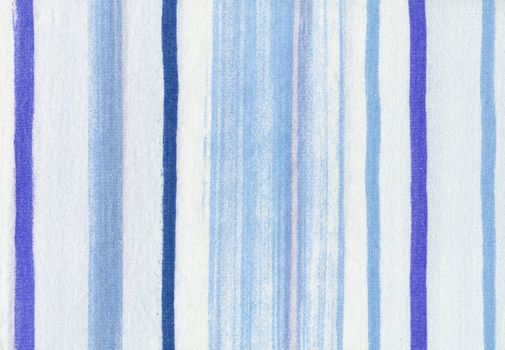 Blue striped fabric