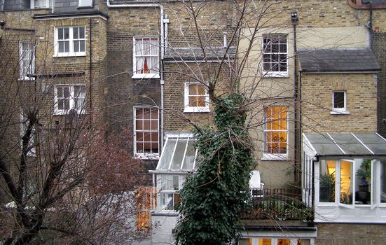 Traditional English dwellings in London