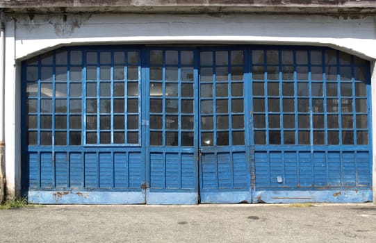 Old wooden door gate western movie style