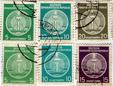 Historical East Germany Stamps (Deutsche Demokratische Republik)