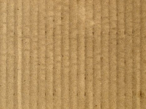 Brown corrugated cardboard sheet background