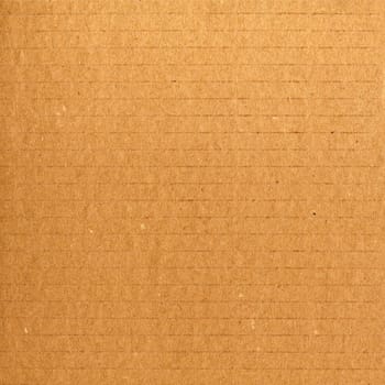 Brown corrugated cardboard sheet background