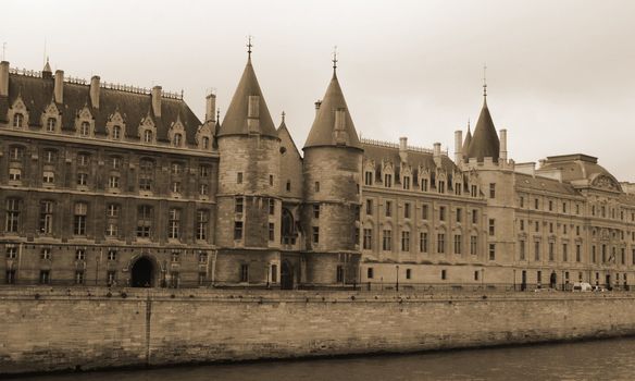 conciergerie, ex prison in paris, capital of the france