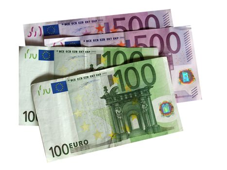 Euro banknotes money european currency