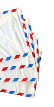 Postage letter envelope for airmail