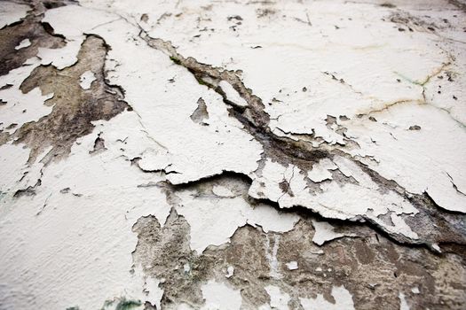 A cracked plaster wall surface texture