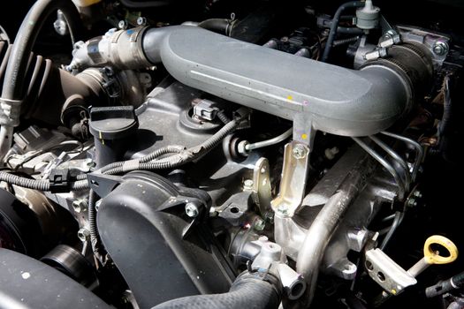 A diesel engine detail