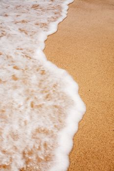 A background of a beach surf