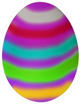 White chicken egg isolated on white with a clipping path.