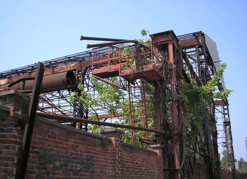 Abandoned factory industrial archeology architecture