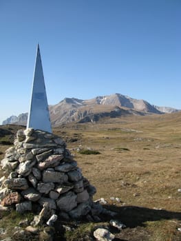 The main Caucasian ridge; rocks; a relief; a landscape