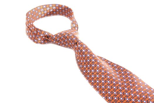 Tie on white background