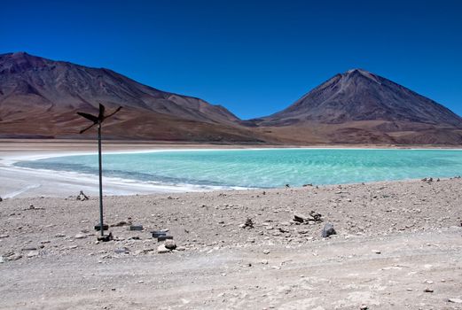 Laguna Verde in the Atacama Desert, Bolivia