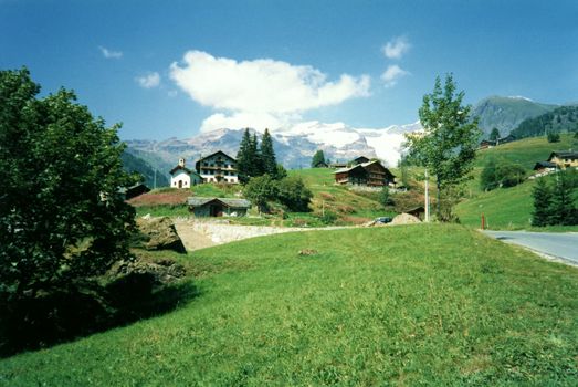 Alpine mountains in Northern Italy