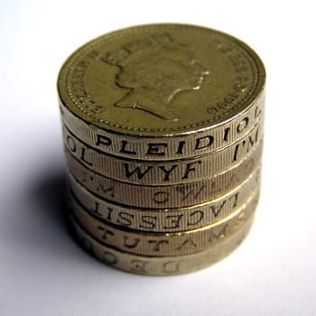 British Pound coins money