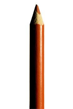 A red pen on a white solated background.