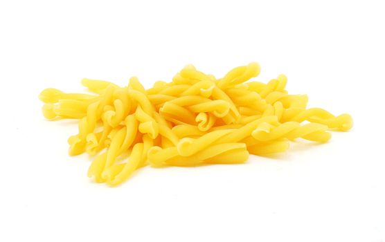 italian pasta isolated on white background