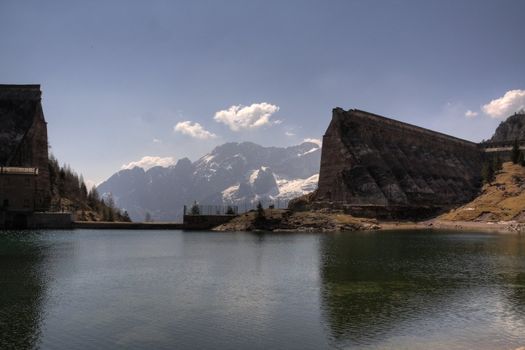 	
destroyed dam