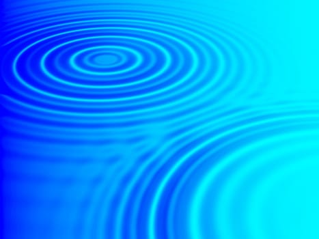 Background illustration of rippled water circle waves