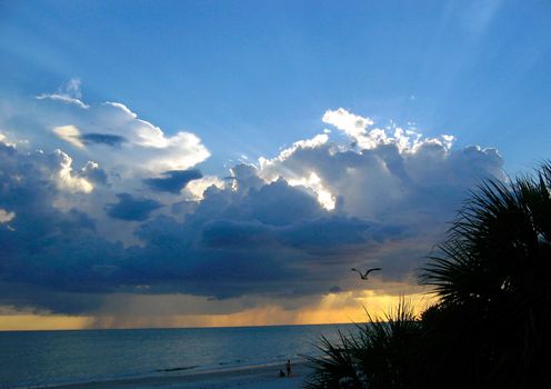 Evening storm at Madiera Beach, St. Petersburg FL