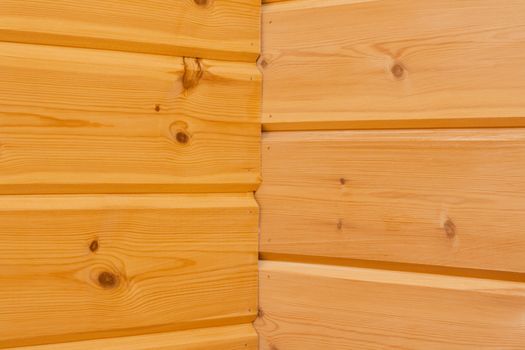 Wooden boards horizontal, wall