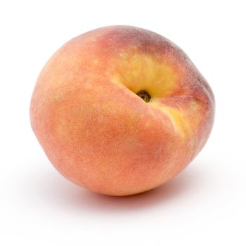 fresh peach isolated on white