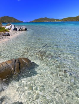 A scenic view of the British Virgin Islands.