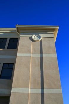 Close up of a unique building.
