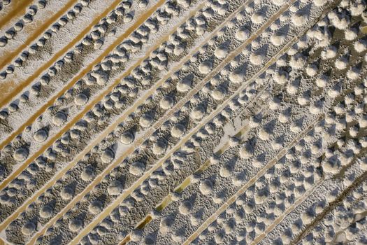 Aerial of alkali flat in Owens Valley, California, USA.