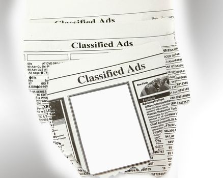 Classified ads - concept for many uses ready balnk space for your text.
