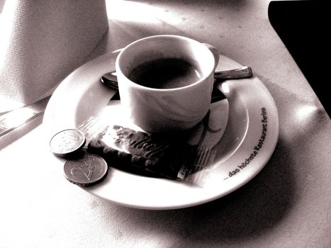 Cafe in TV tower Berlin
