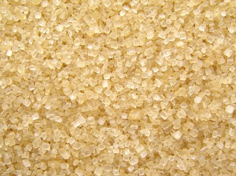 Raw brown sugar from sugar cane