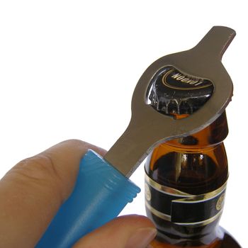Isolated bottle opener