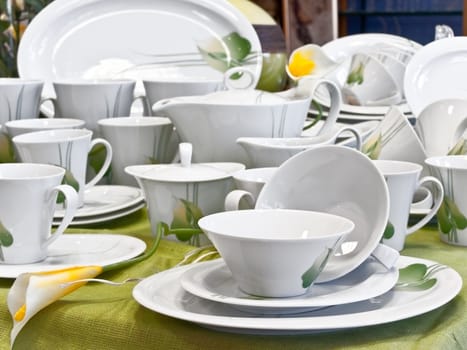 Photo of the tea service